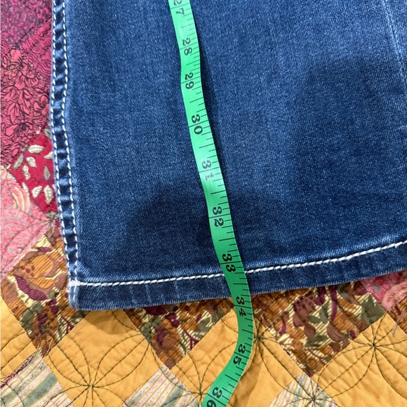 Miss me Chloe boot cut Jean with real cow hair inlay 30/34 - Picture 9 of 11